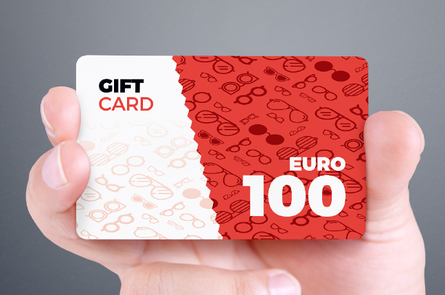 La “gift card” da 100€ di Ottica Galuzzi