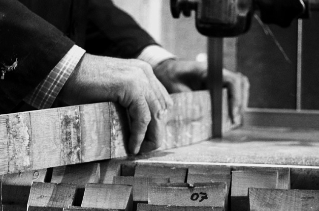 Gli occhiali Barriqule sono ottenuti dalla lavorazione di vecchie botti di vino