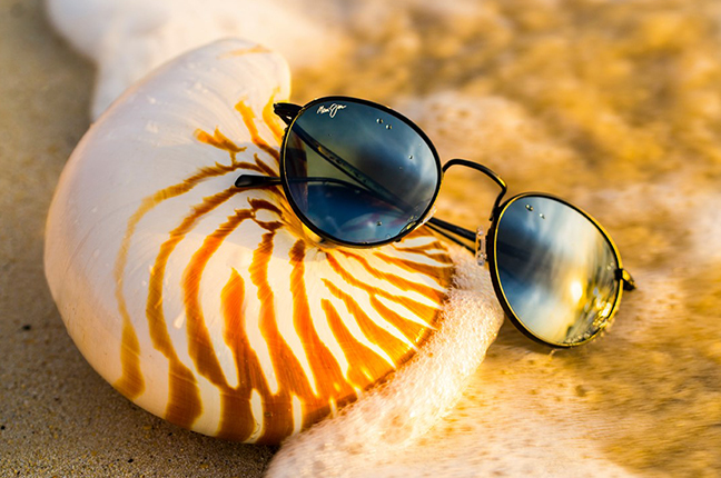 Il modello “NAUTILUS ASIAN FIT” degli occhiali da sole (da donna) Maui Jim