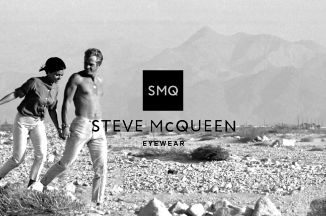 Il logo degli occhiali Steve McQueen