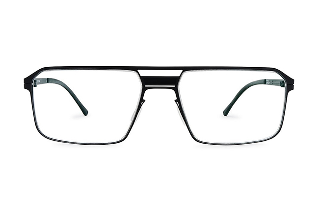 Il modello “QUAD” degli occhiali Lool nella colorazione “BLACK” – Collezione “STEREOTOMIC Series”