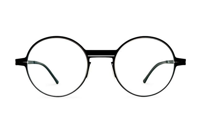 Il modello “HOLE” degli occhiali Lool nella colorazione “BLACK” – Collezione “STEREOTOMIC Series”