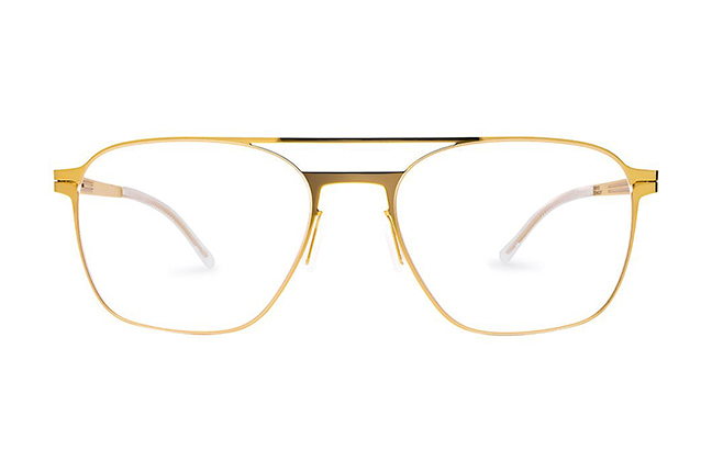 Il modello “JOIST” degli occhiali Lool nella colorazione “GOLD” – Collezione “TECTONIC Series”