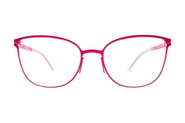 Il modello “ALUA” degli occhiali Lool nella colorazione “FUCHSIA” – Collezione “TECTONIC Series”