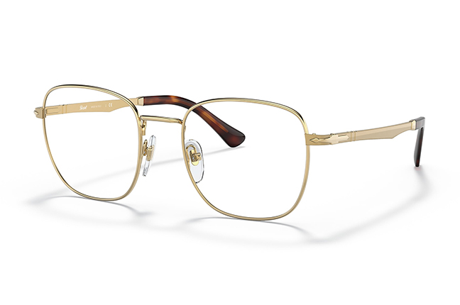 Il modello “PO2497V” (Oro) degli occhiali da vista Persol