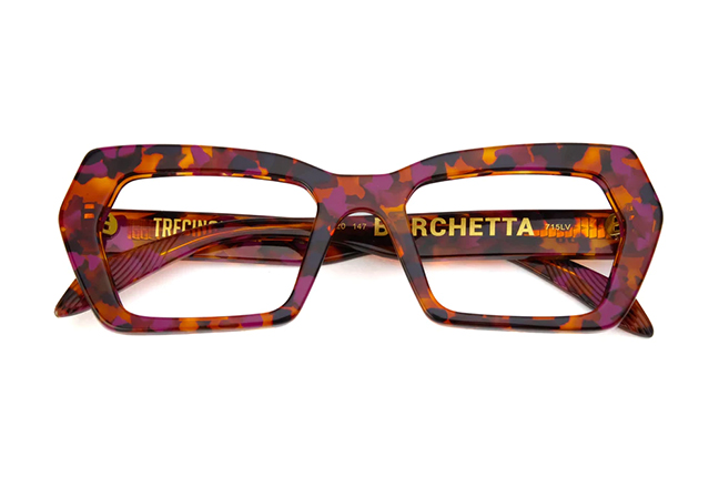 Il modello “BARCHETTA” degli occhiali da vista Saraghina