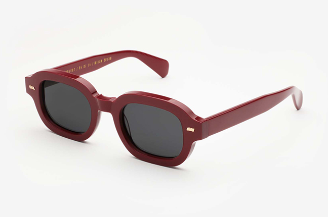 Il modello “TONDO Red” degli occhiali Gast