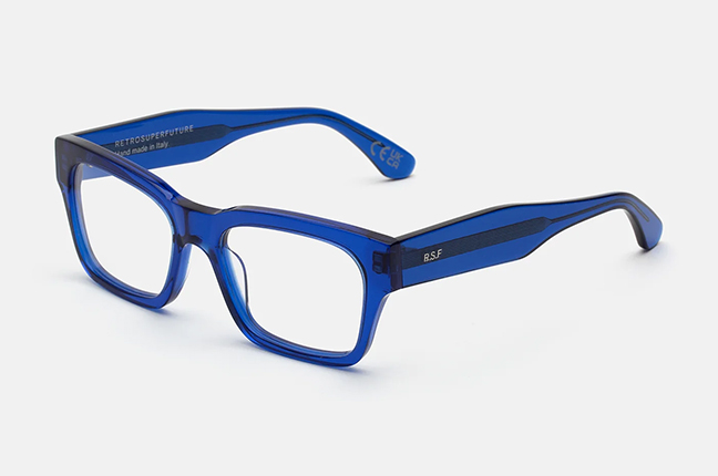Il modello “NUMERO 119 BLUE” degli occhiali Retrosuperfuture – Collezione SS24