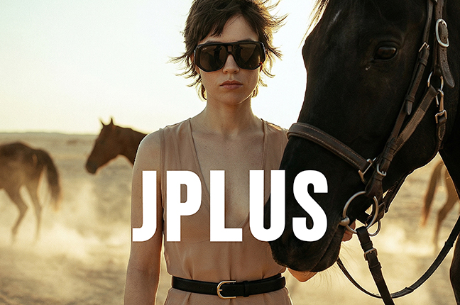 La campagna della collezione “The Horse Ride” degli occhiali JPlus (SS26)