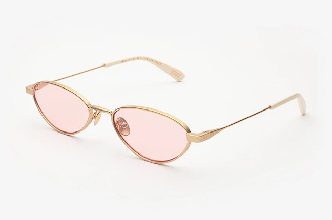 Il modello “ALBA MATTE GOLD” degli occhiali Gast