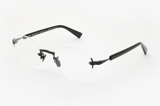 Il modello “OLLI MATTE BLACK” degli occhiali Gast